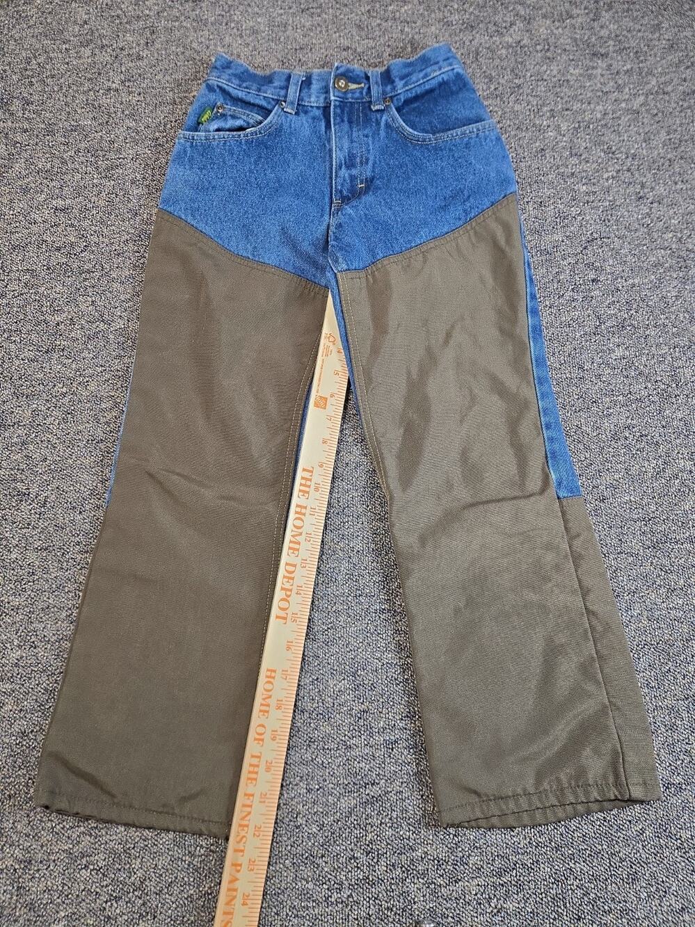 Cableas Brush Jeans Boys 10 Hunting Double Knee Reinforced Guard Outdoor Fishing